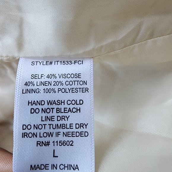 All in Favor oversized linen blazer - Picture 5 of 5